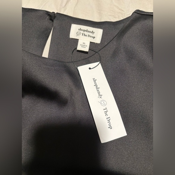 The Drop - Women's Belted Silky Stretch Dress - XL - Picture 9 of 11